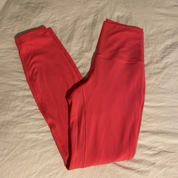 lululemon athletica Pants - Lululemon Guava Pink Aligns 25”